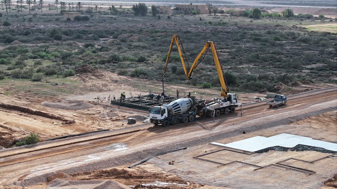 مشروع مبنى الامن مطار مصراتة