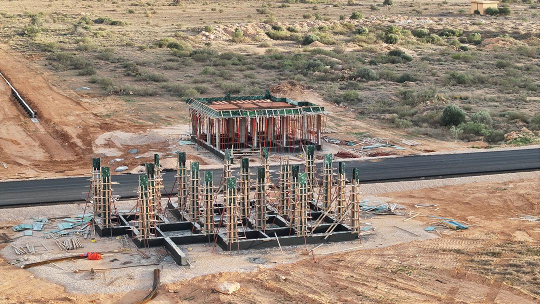 مشروع مبنى الامن مطار مصراتة