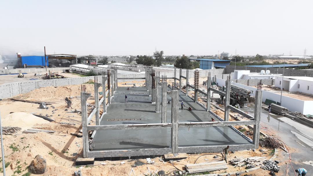 مشروع مبنى الصيانة المنطقة العسكرية